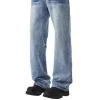 H3959f64739654a57bff4ec896d922e58n Lightning Crack Pattern Jeans
