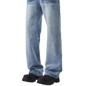 Lightning Crack Pattern Jeans