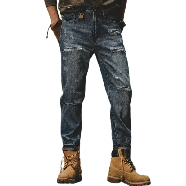 Hd15313cd45704536ab2bdb3c7efacd6eH Tapered Jeans Retro Straight